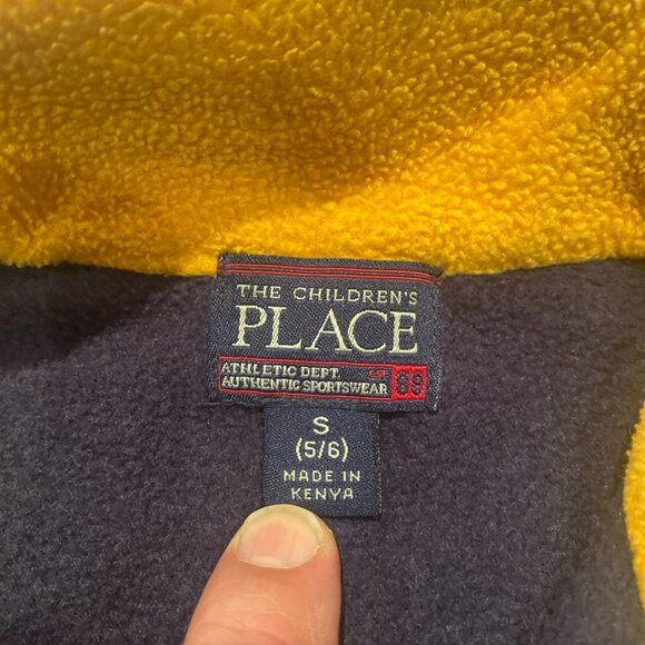 The Children's Place BOY"s  HALF ZIP Pullover Sweatshirt Small 5/6 - Picture 4 of 5
